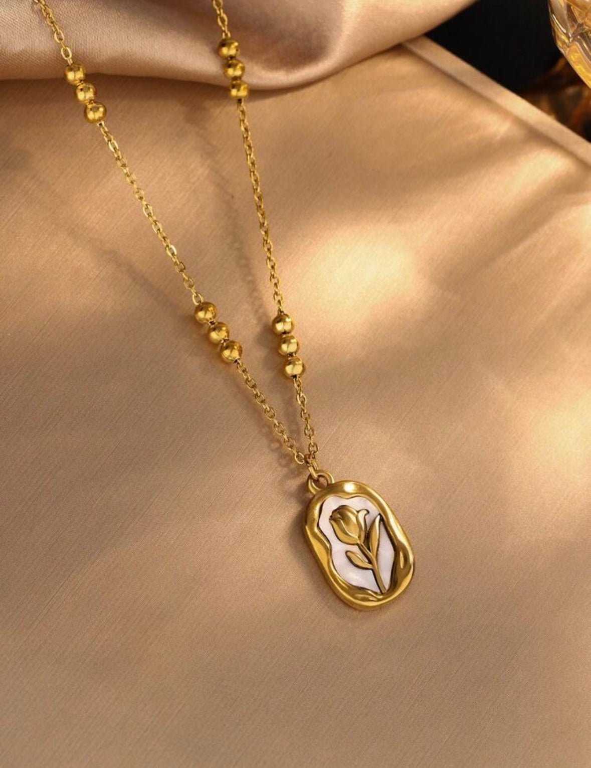 Flower Necklace - JM Blessed Jewelry