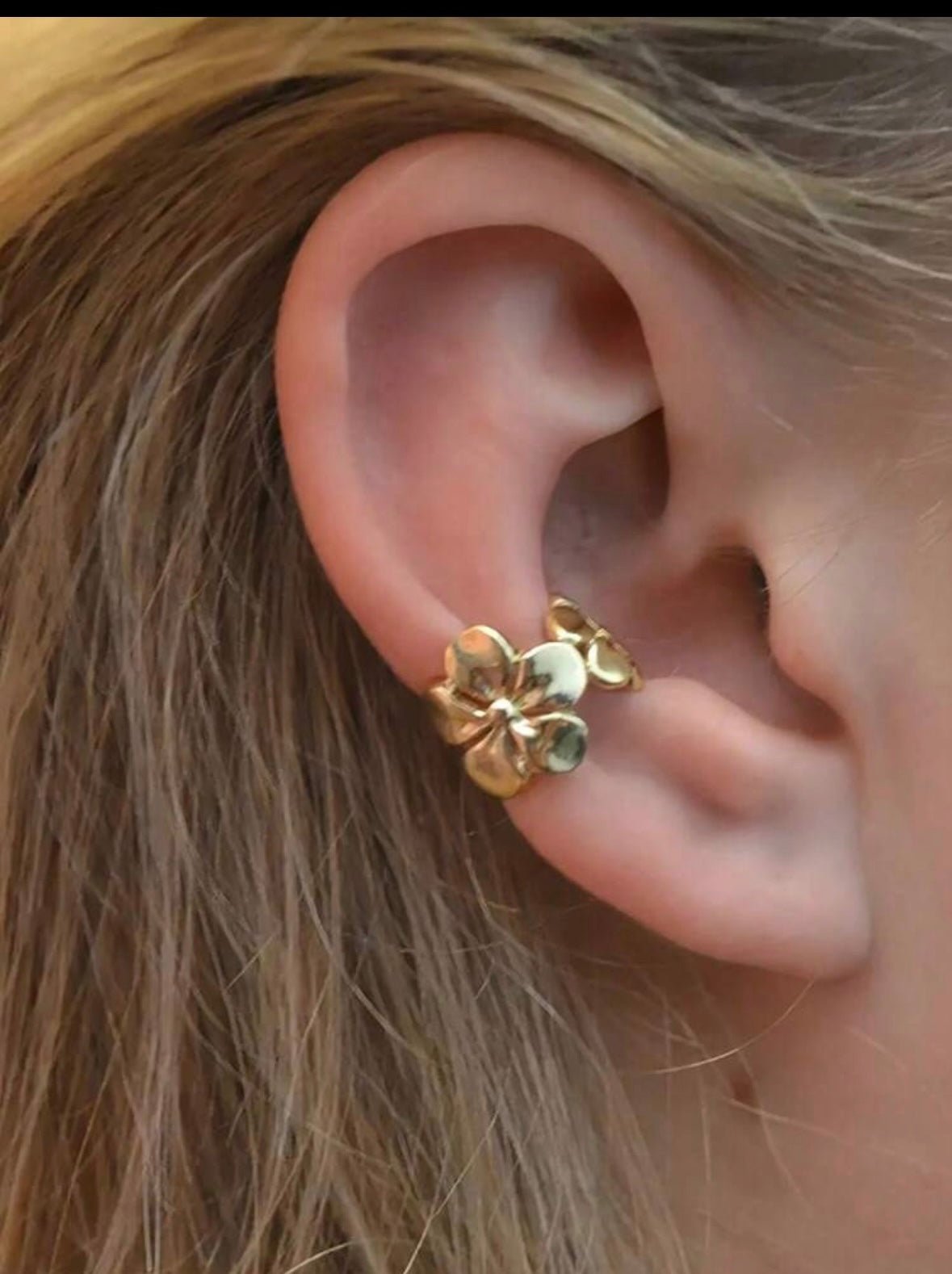 Earcuff Flower - JM Jewelry