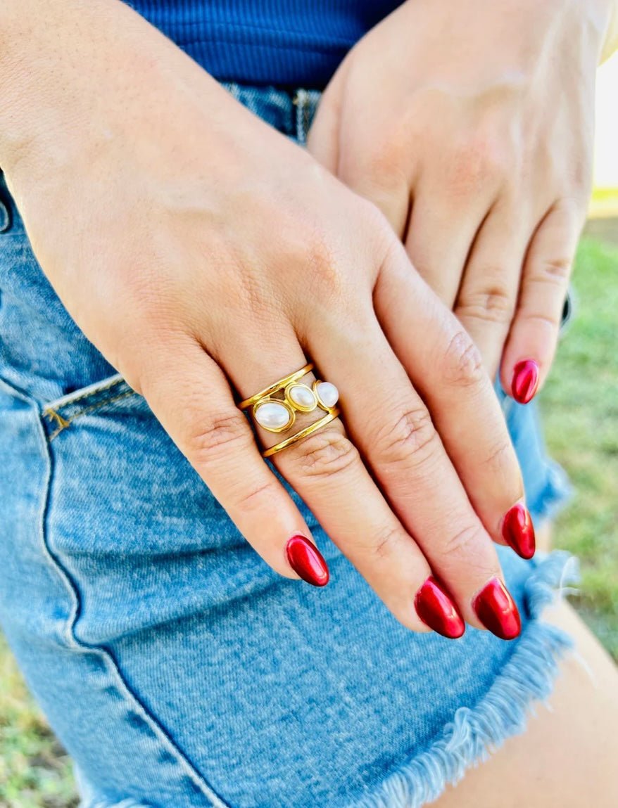 Sortija Perlas - JM Jewelry